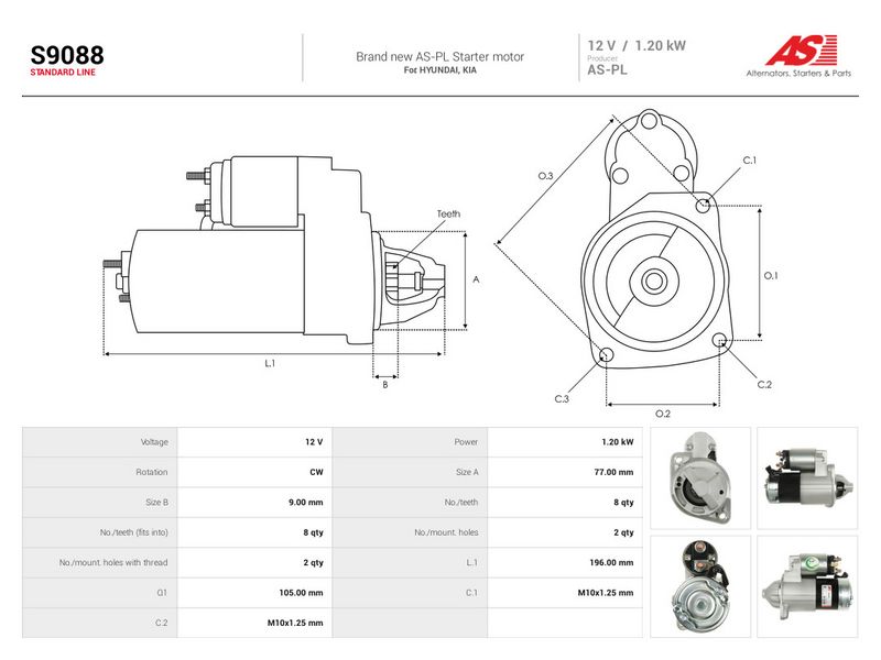 This part match OEM code: 3610025050