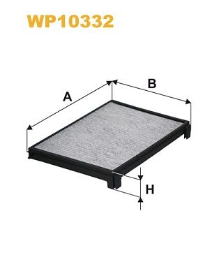 Filtr, vzduch v interiéru WP10332