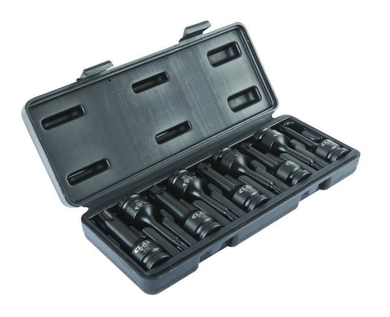 COFFRET DOUILLES EMBOUTS CHOC TORX 1/2