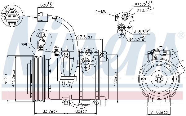 NISSENS 89376 Compressor, air conditioning