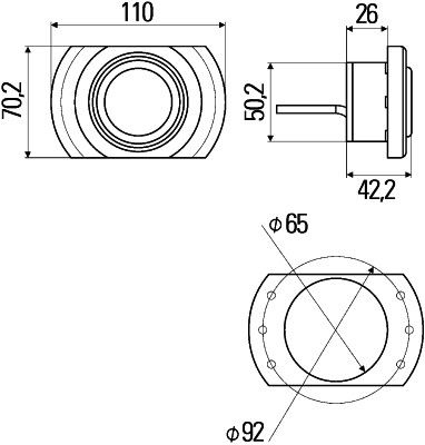 Lumini interioare 2JA 343 680-177 HELLA