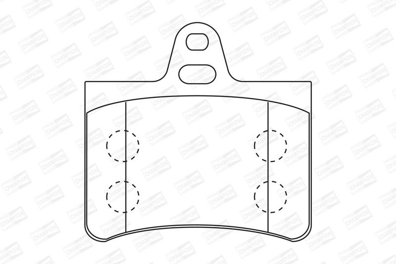 CHAMPION Plaquettes de frein à disque 573028CH