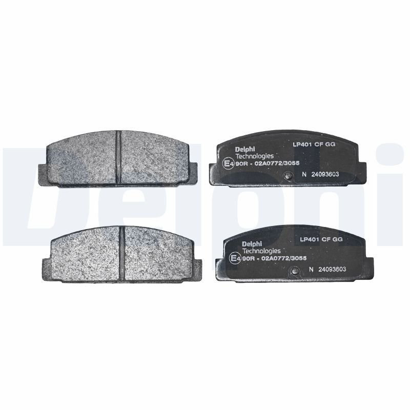 Piduriklotsi komplekt, ketaspidur, DELPHI LP401