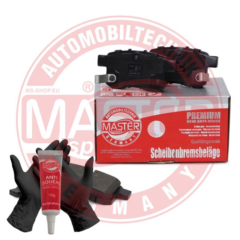 set placute frana,frana disc MASTER SPORT 13046134822N-SET-MS