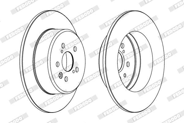 FERODO DDF1489 Brake Disc