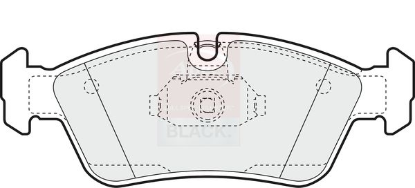 APEC Brake Pad Set, disc brake PAD1061B