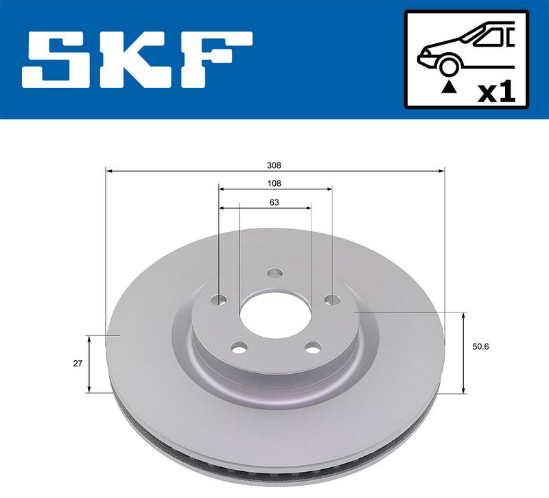 спирачен диск SKF