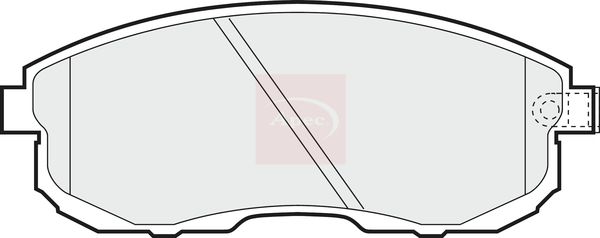 APEC Brake Pad Set, disc brake PAD742