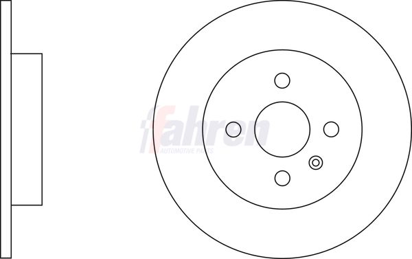 Fahren Brake Disc FBD6136