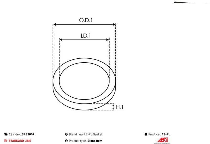 AS-PL SRS2002 Repair Kit, starter