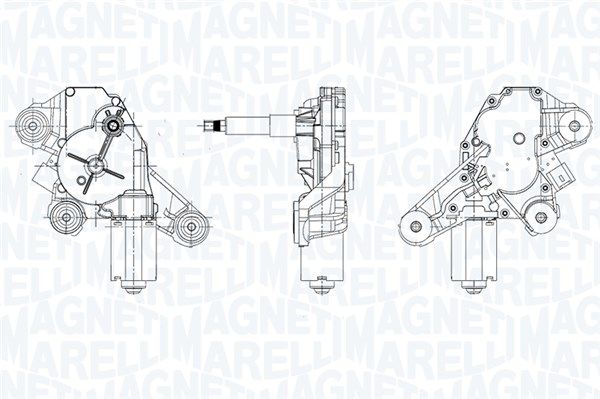 MAGNETI MARELLI törlőmotor 064073400010