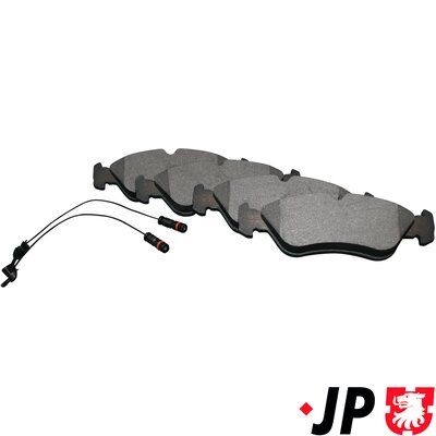JP GROUP 1163705510 Комплект гальмівних накладок, дискове гальмо