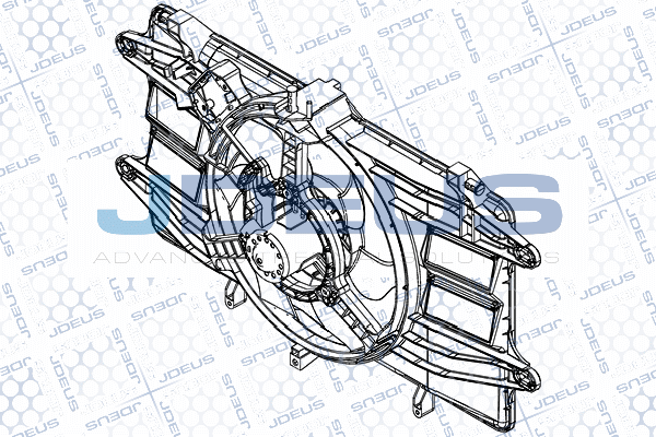 JDEUS ventilátor, motorhűtés EV832500