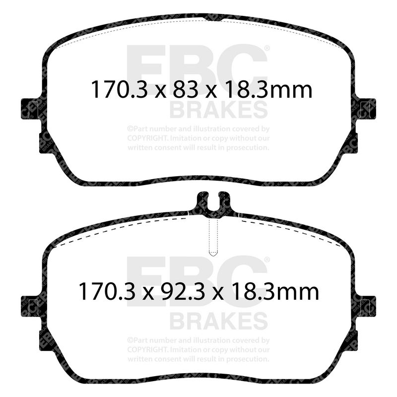 EBC Brakes Remblokkenset, schijfrem DP42396R