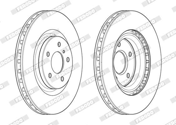 FERODO DDF1948C-1 Brake Disc