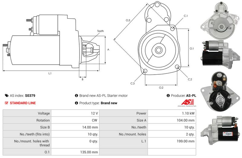 AS-PL S0379 Starter