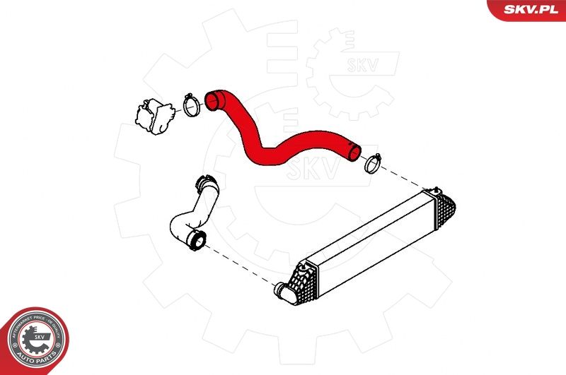 Шланг подачі наддувального повітря, Skv Germany 43SKV172