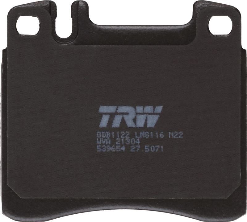 Piduriklotsi komplekt, ketaspidur, TRW GDB1122