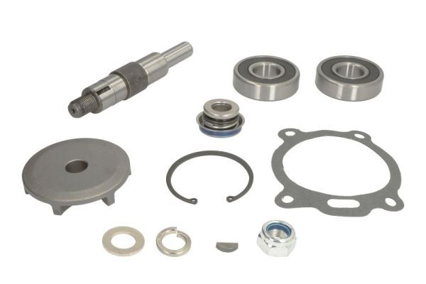 Reparatieset koelvloeistofpomp, pakkingen  rotor assy  schacht past: JCB 3C, 3CX, 3D, 4C, 4CN, 415, 520, 140  LANDINI 95 GT, 9060, 9080, 9880, 9880 HC  MASSEY FERGUSON 130, 150, 1007, 235, 240