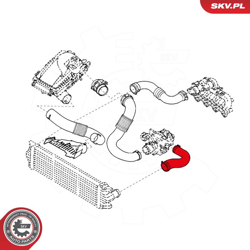 Laadimisõhu voolik, ESEN SKV 43SKV098