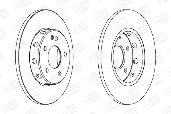 Гальмівний диск, Champion 561696