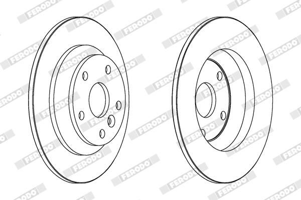 FERODO DDF1616C Brake Disc