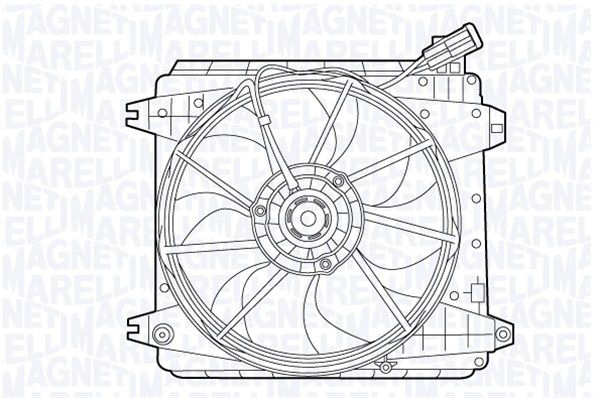 MAGNETI MARELLI ventilátor, motorhűtés 069422545010