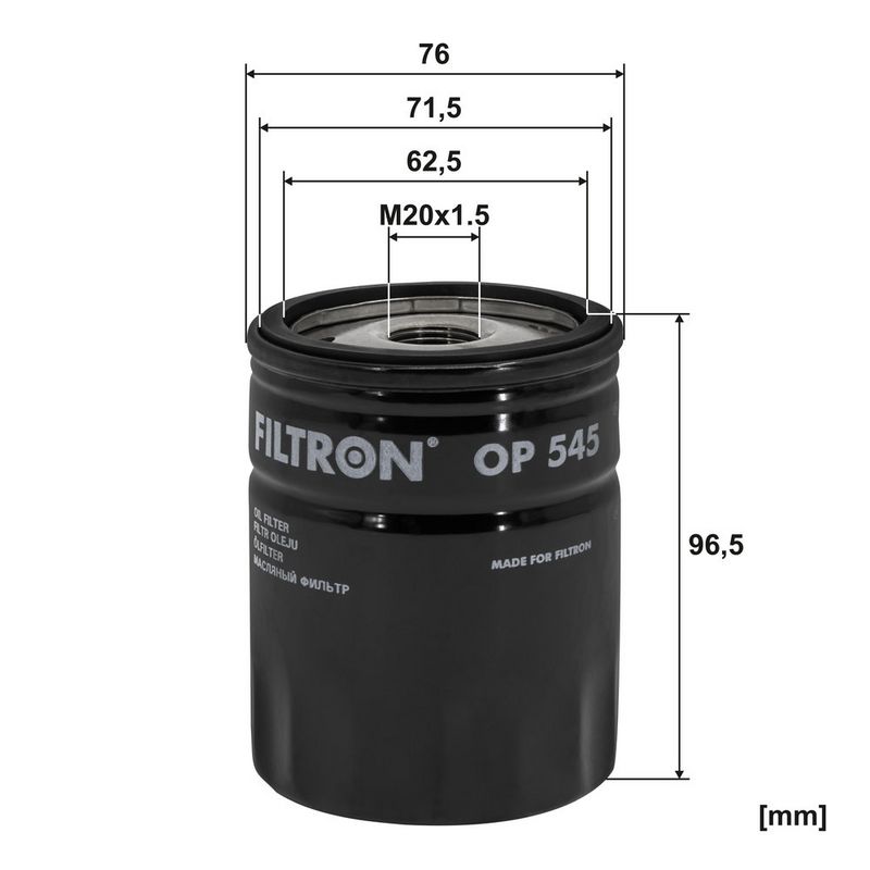 Õlifilter, FILTRON OP 545