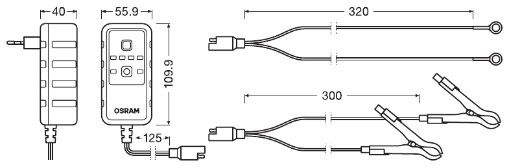 Зарядний пристрій, Osram OEBCS901