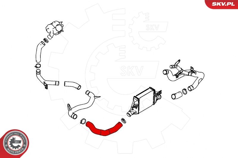Шланг подачі наддувального повітря, Skv Germany 43SKV023