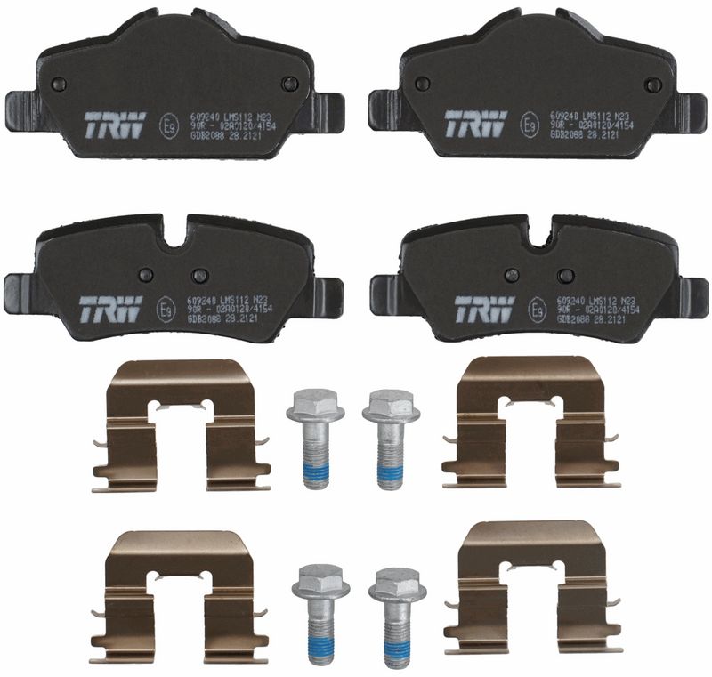 TRW GDB2088 Brake Pad Set, disc brake