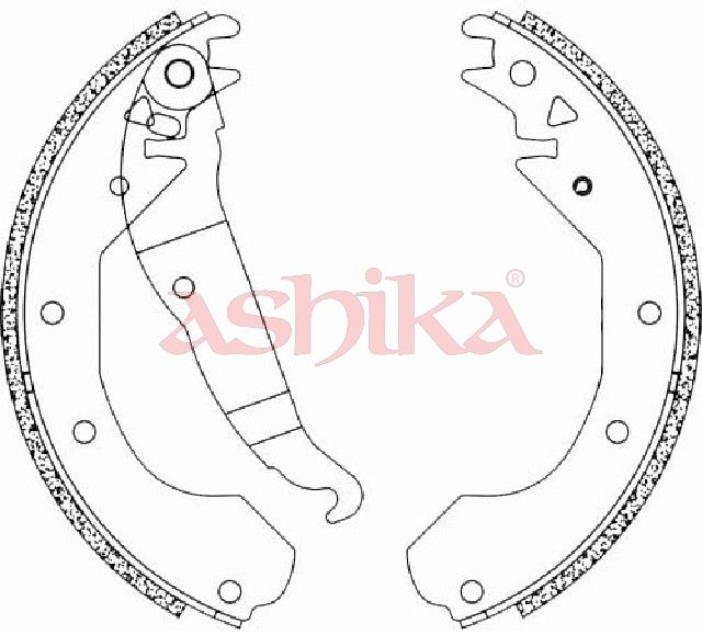 комплект спирачна челюст ASHIKA