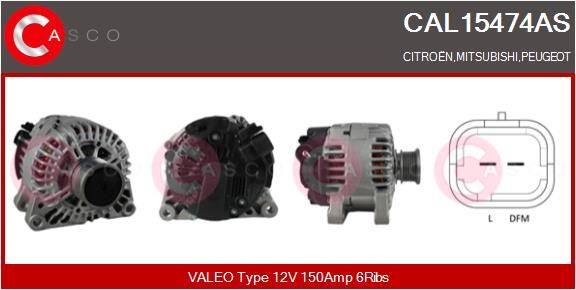 Генератор, Casco CAL15474AS