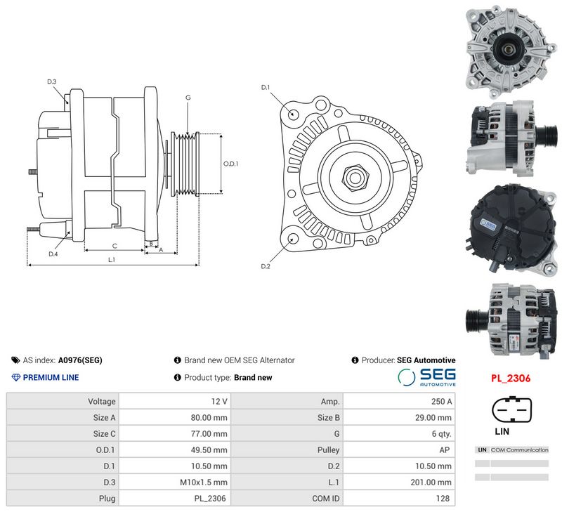 AS-PL A0976(SEG) Generatorius