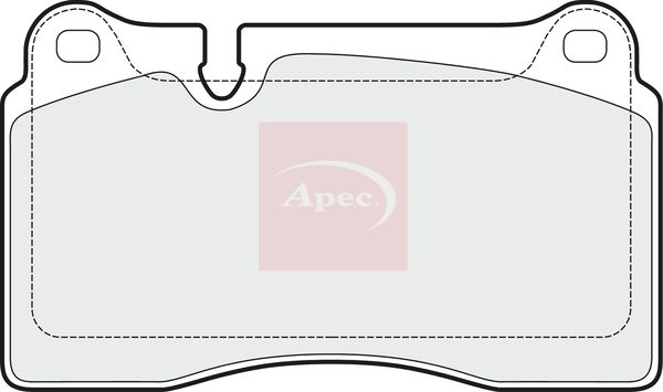 APEC Brake Pad Set, disc brake PAD1508