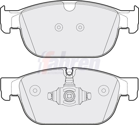 Fahren Brake Pad Set, disc brake FBP3788
