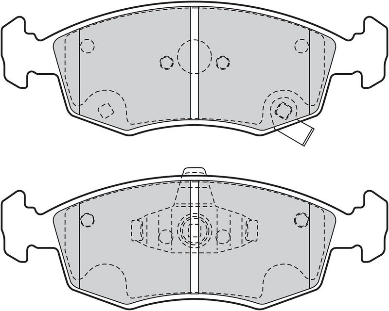 VALEO 601514 Brake Pad Set, disc brake