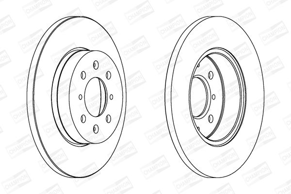Гальмівний диск, Champion 562082