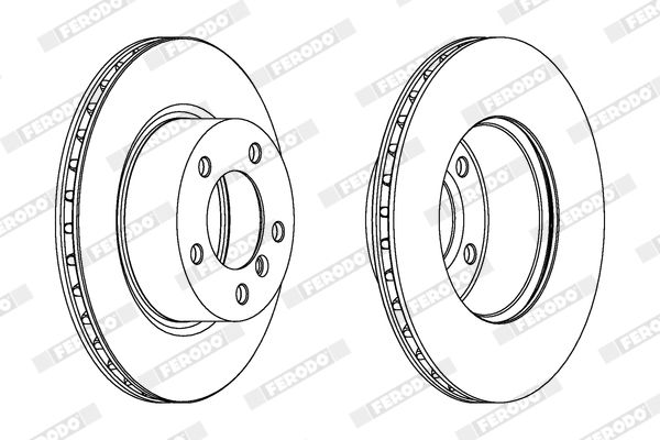 Гальмівний диск, Ferodo DDF1229
