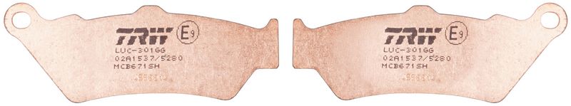 set placute frana,frana disc TRW Sinter Street MCB671SH