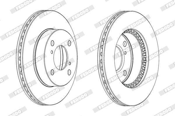 FERODO DDF1960C Brake Disc