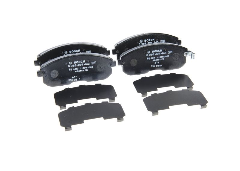 BOSCH 0986494443 Brake Pad Set, disc brake