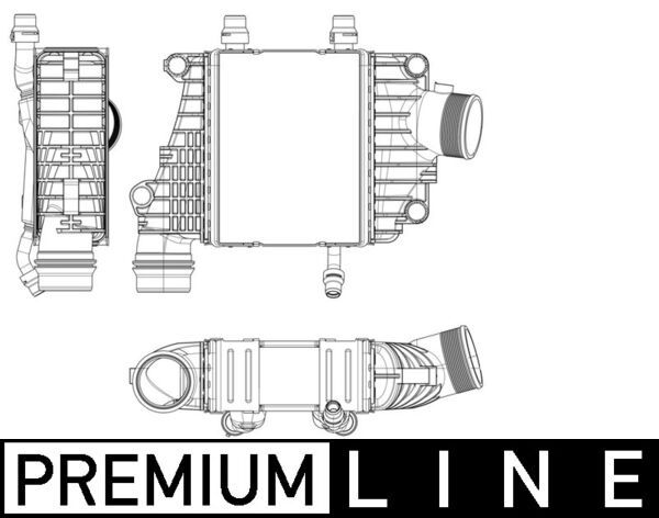 Охолоджувач наддувального повітря, Mahle CI410000P