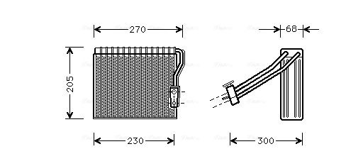 AVA QUALITY COOLING párologtató, klímaberendezés MSV051