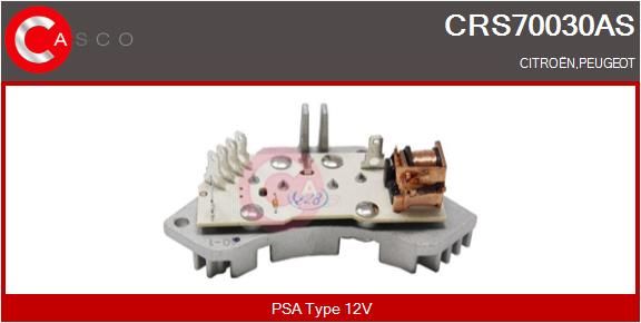Резистор, компресор салону, Casco CRS70030AS