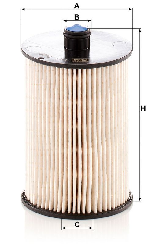 Kütusefilter, MANN-FILTER PU 820 x