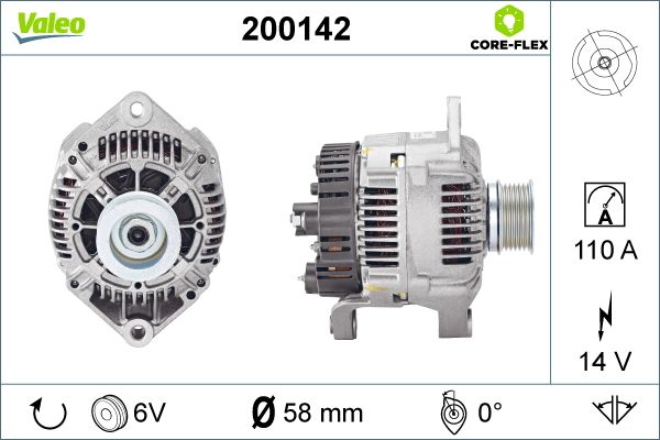 VALEO Dynamo / Alternator 200142