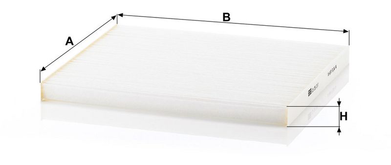 Filter, salongiõhk, MANN-FILTER CU 26 017
