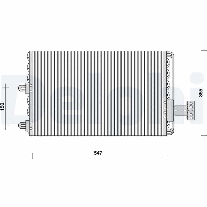 DELPHI kondenzátor, klíma TSP0225023