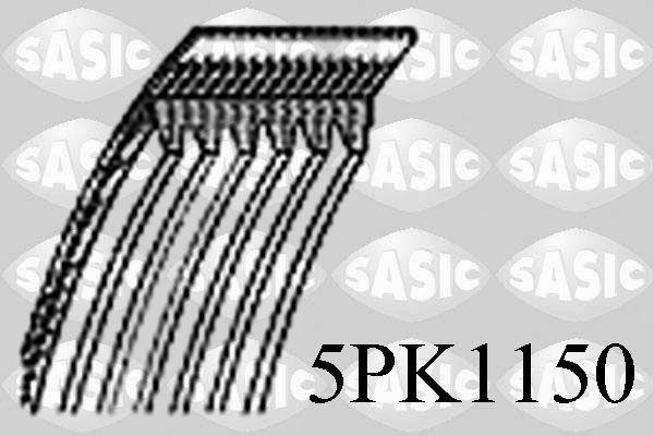 SASIC hosszbordás szíj 5PK1150
